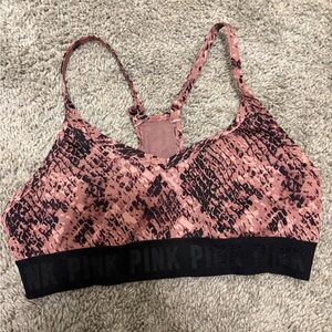 PINK Victoria's Secret Blush Snake Print Bra